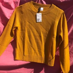 H&M bright orange/yellow sweatshirt